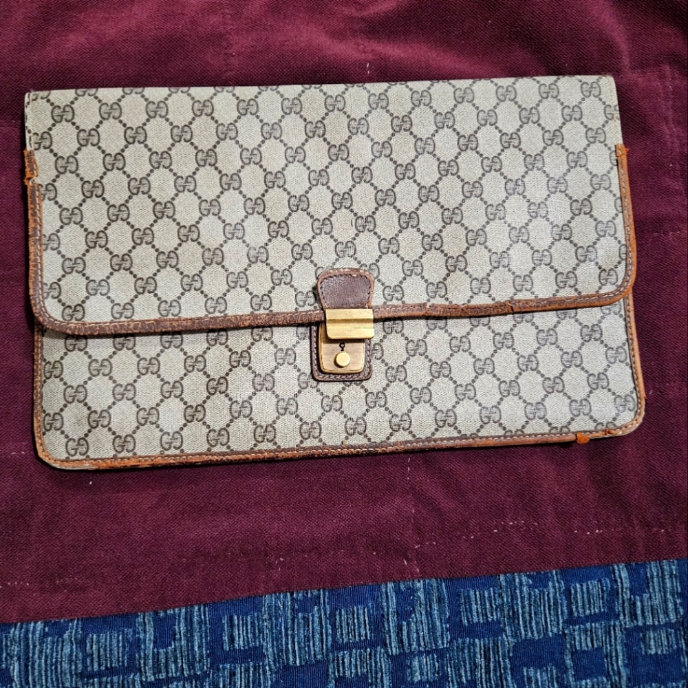 Vintage Gucci file case